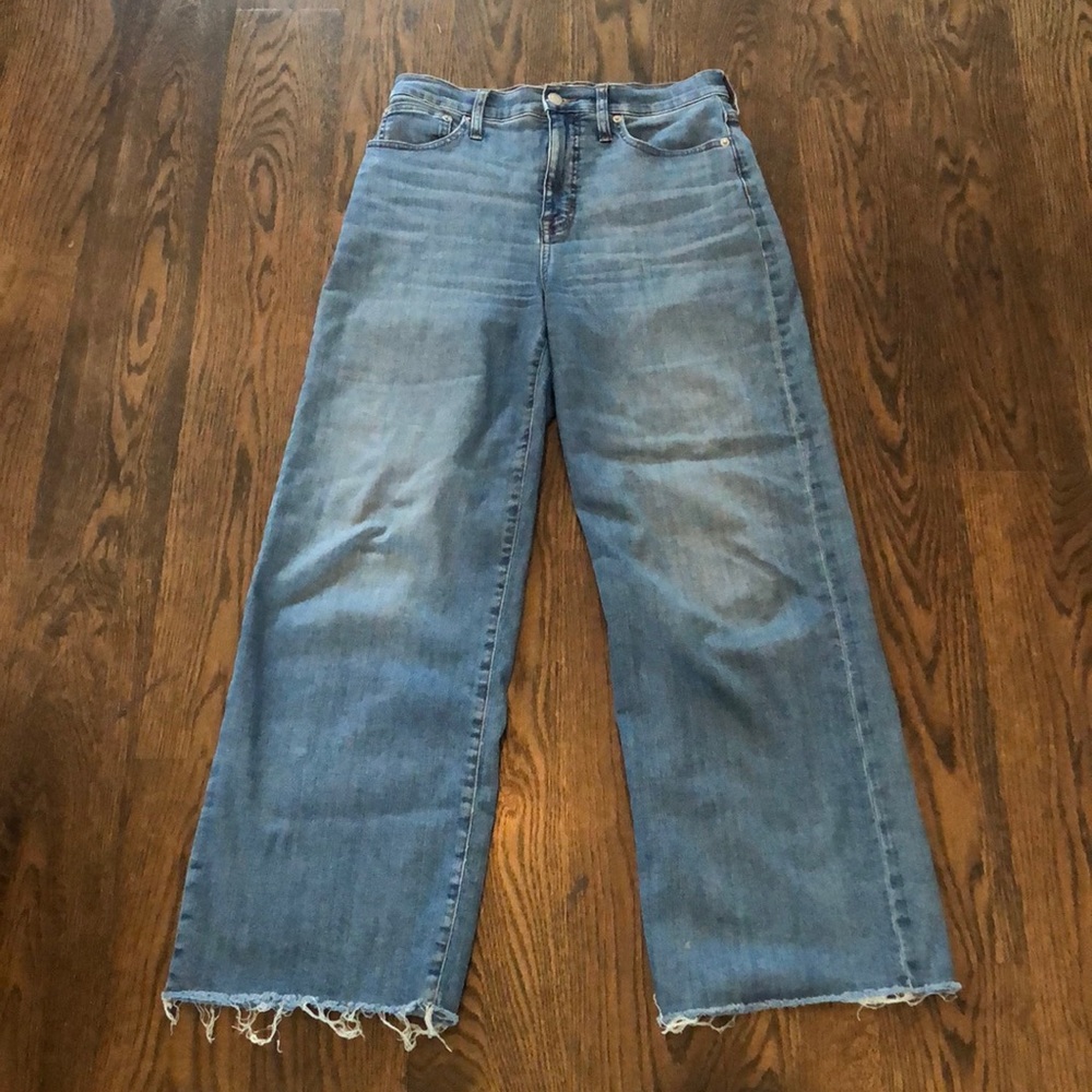 JCrew wide slim leg jeans